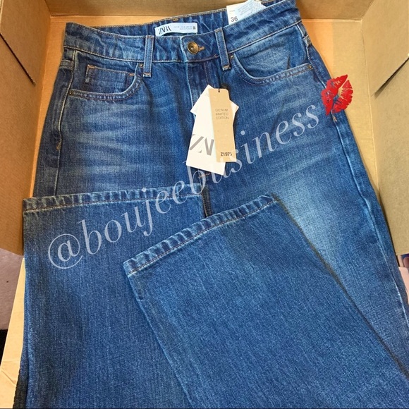 ZARA Hi Rise Bootcut '70S Z1975 Jeans Size 4 BNWT - Picture 4 of 4